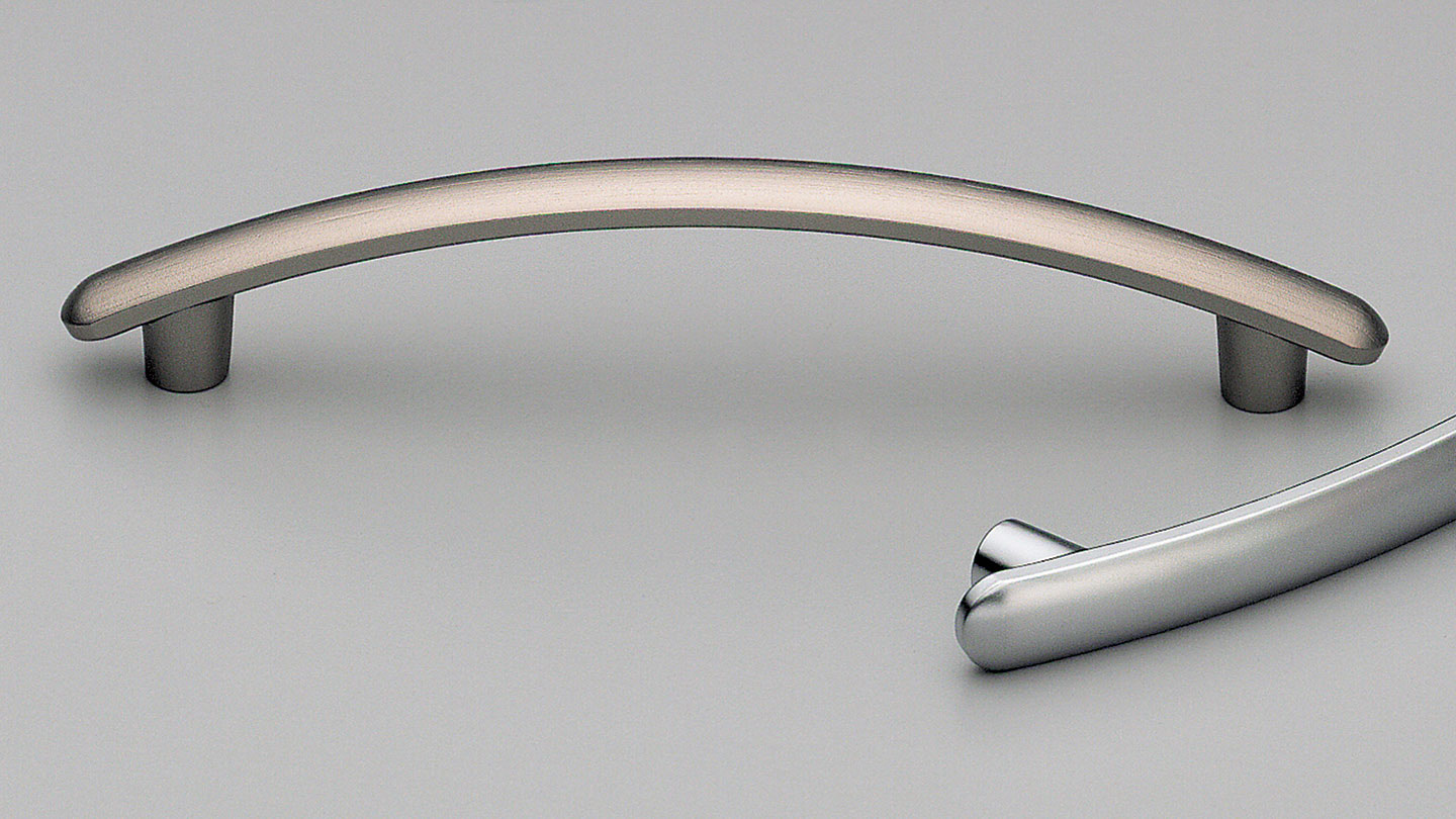 B282 arched D handle 12mm oval section for Kitchen handles, cabinet handles, cabinet hardware, kitchen cabinet handle, vanity handle, furniture handle, kitchen hardware, cupboard handles.