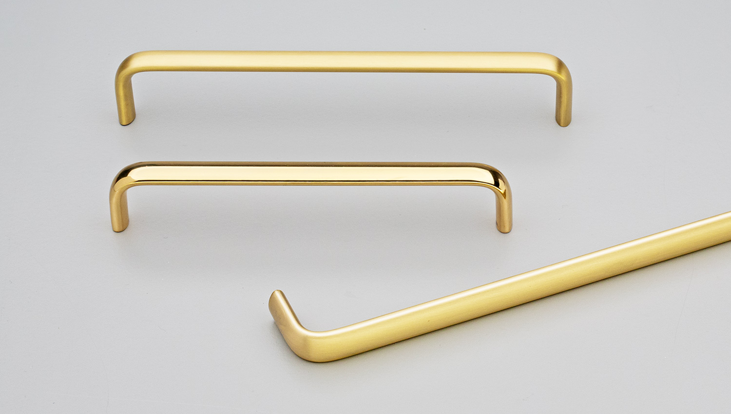 BH170 rounded D handle 11mm wide section wider feet for Kitchen handle, cabinet handle, bathroom handle, kitchen hardware. colours Brass Matt (BRM),Polished Brass Gloss (BRG)