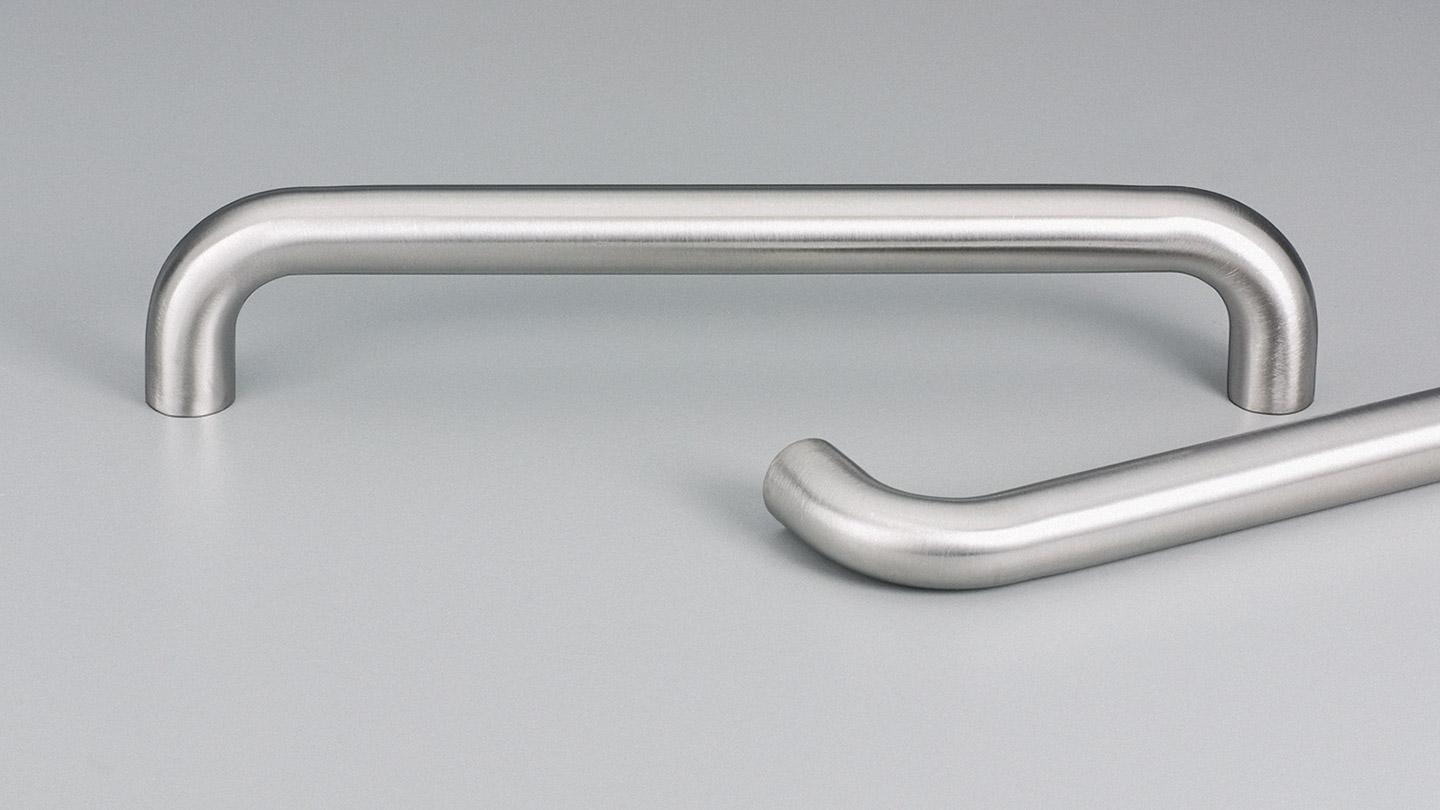 E2087 ENNA stainless D handle 16mm round section  : Kethy