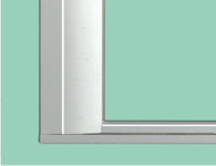 BRITTANY aluminium frame door for kitchen,bedroom,bathroom colours Natural Matt Anodised large range of glass mm, size overall custom sizes mm