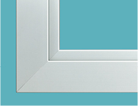 CALAIS aluminium frame door for kitchen,bedroom,bathroom colours Natural Matt Anodised large range of glass mm, size overall custom sizes mm